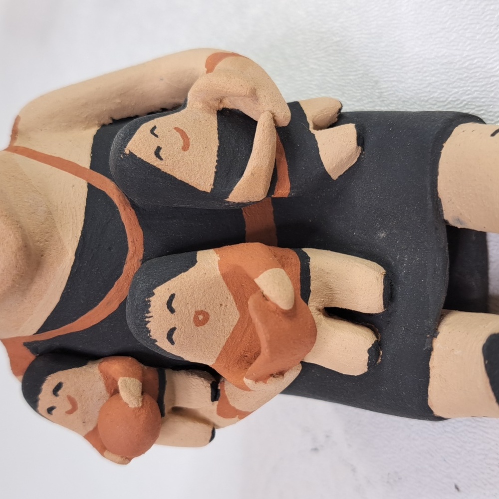 Storyteller 3 Kids Pottery Vintage 90's Jemez Pueblo, New Mexico - Picture 7 of 15